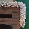 Glitzhome® 9ft. LED Snow Flocked Christmas Garlands with Timer, 2ct.